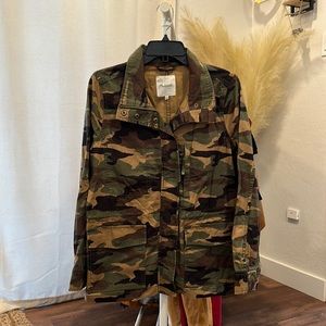 BRAND NEW! Madewell Camo Army Jacket